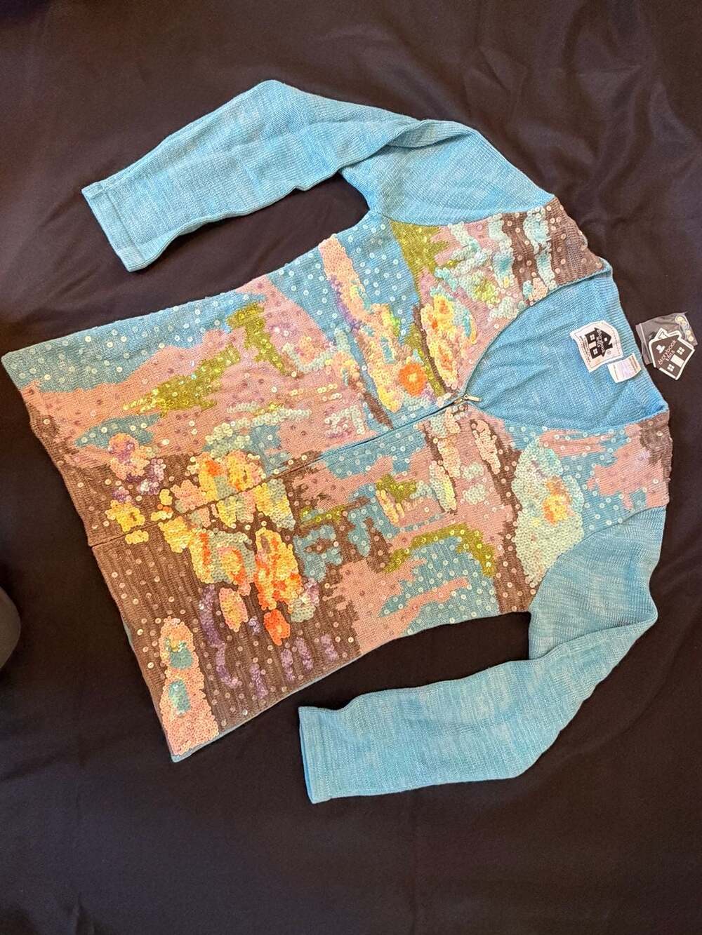 Vintage Storybook Knits NWT Embellished Grannycore Sweater, Women’s Medium - Picture 2 of 9